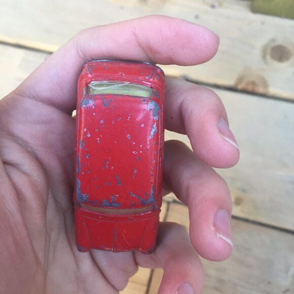 Vintage 1960 Corgi Toys 225 Austin Seven Car Red - Picture 4 of 8